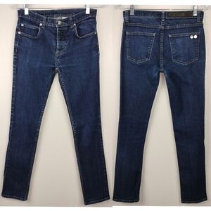Marc Jacobs Dark Wash High Rise Button Fly Skinny Jeans Sz. 28